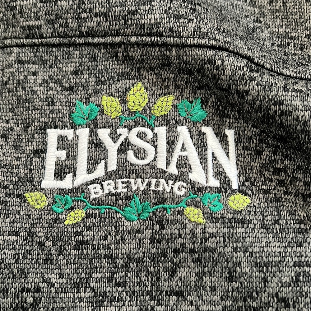 Elysian Brewing Gray Eddie Bauer Coat Size XL - Picture 2 of 7
